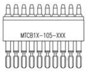 MTCB1X-105-XXX, Rack &amp; Panel Connectors 699225-000