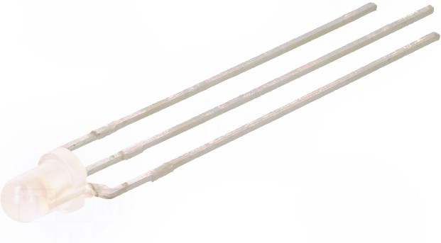 LTL1BEKVJNN, LED; 3mm; red/green; 45°; Front: convex; 2?2.4/2.1?2.4V