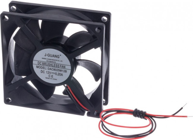CF2-3B, Вентилятор 80х80х25, 12В, 0.20А, подшипник качения DAC8025M12B CF2-3B, Вентилятор 80х80х25, 12В, 0.20А, подшипник качения DAC8025M12B