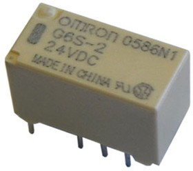 G6S-2 24DC, реле 24В 2А DPDT G6S-2 24DC, реле 24В 2А DPDT