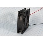 Вентилятор 80x80x20, напряжение 12В, ток 0,25А, выводы 2L, подшипник скольжения, FSY82S12H