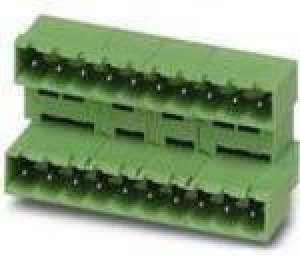1842131, Conn Shrouded Header (4/4 Sides) HDR 18 POS 5.08mm Solder RA Thru-Hole