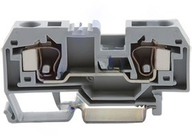 FJ1-10/G, 284-901 Проходная клемма 10 кв мм FJ1 серая