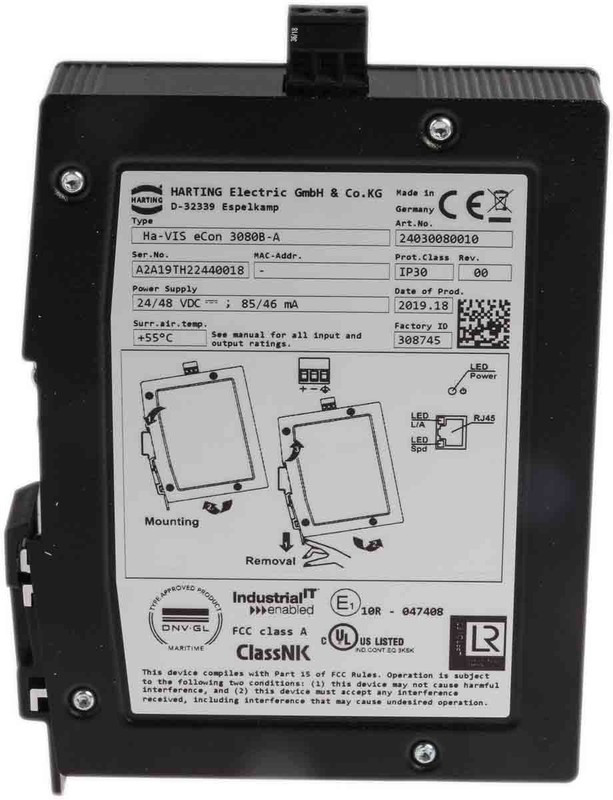24030080010, Switch Ethernet; unmanaged; Number of ports: 8; 9?60VDC; RJ45