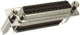 KF88X-AC-15P-BR, D-Sub Standard Connectors D15 ML HI-PROF FMED FE-W/BSH J/S