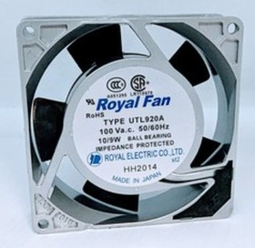 Вентилятор Royalfan UTL920A 90x25 92x25 100V 10W 2pin клемма 110v