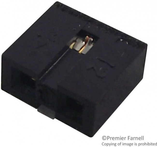 86730-101LF, Headers &amp; Wire Housings Centerline, Single Row, Shunt,Blk,.76um