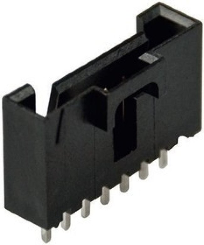 70543-0040, SL Series Straight Through Hole PCB Header, 6 Contact(s), 2.54mm Pitch, 1 Row(s), Shrouded 70543-0040, SL Series Straight Through Hole PCB Header, 6 Contact(s), 2.54mm Pitch, 1 Row(s), Shrouded