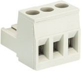 25.340.3353.0, Conn Rising Cage Terminal Block F 3 POS 5.08mm Screw RA Cable Mount 15A Carton