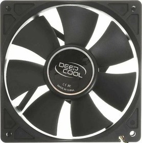 Вентилятор DEEPCOOL Xfan120 120x120x25мм черный, 1300об/мин