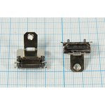 Разъем HDMI7004 розетка, контакты 19C4C, на плату SMD, угловой 1отверстие, HDMI7004