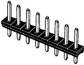 XJ8B0211, Conn Unshrouded Header PL 2 POS 2.54mm Solder ST Top Entry Thru-Hole