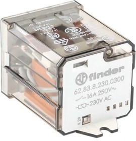 62.83.8.230.0300, Реле 3 замык. 230VAC 16A/250VAC 3SPST-NO 62.83.8.230.0300, Реле 3 замык. 230VAC 16A/250VAC 3SPST-NO