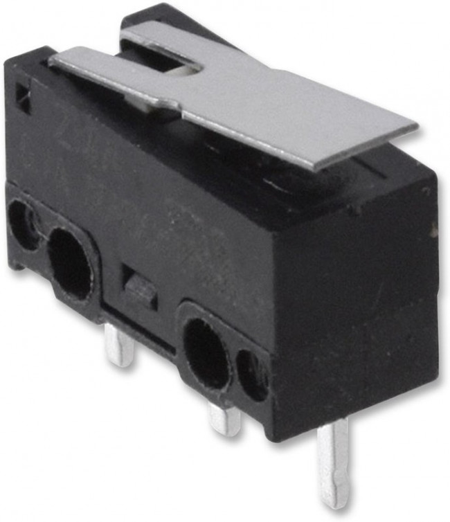 ZMA00A150L04PC, Микропереключатель SNAP ACTION, с рычагом, SPDT, 0,1A/125ВAC ZMA00A150L04PC, Микропереключатель SNAP ACTION, с рычагом, SPDT, 0,1A/125ВAC