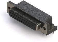 630-025-640-541, D SUB CONN, R/A RCPT, 25POS, DB, SOLDER