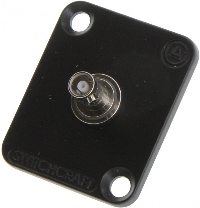 EHMB2B, RF Adapters - In Series EH Series Mnt Micro BNC UHD 12GHz Blk