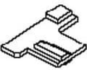 583661-1, Standard Card Edge Connectors DUO TYNE FLAG KEYING PLUG 583661-1, Standard Card Edge Connectors DUO TYNE FLAG KEYING PLUG