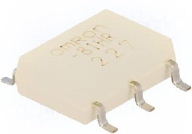 G3VM-81HR, Solid State Relays - PCB Mount 80V SPST-NO SOP6 SMT 1250mA .11ohm 460pF
