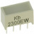 KB-2300EW, Светодиодный модуль 1хLEDх8,89х3,81мм/ красный/ 625нм/8-40мкд/белый матовый