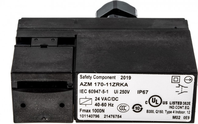 AZM 170-11ZRKA 24 VAC/DC, AZM 170 Series Solenoid Interlock Switch, Power to Lock, 24V ac/dc AZM 170-11ZRKA 24 VAC/DC, AZM 170 Series Solenoid Interlock Switch, Power to Lock, 24V ac/dc