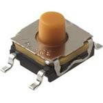 KSC461JST2LFS, Switch Tactile N.O. SPST Round Button J-Bend 0.05A 32VDC 1VA 300000Cycles 4.5N SMD Au KSC461JST2LFS, Switch Tactile N.O. SPST Round Button J-Bend 0.05A 32VDC 1VA 300000Cycles 4.5N SMD Au