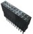 ESQ-123-24-L-D, PC / 104 Connectors Elevated Socket Strip, 0.100" Pitch