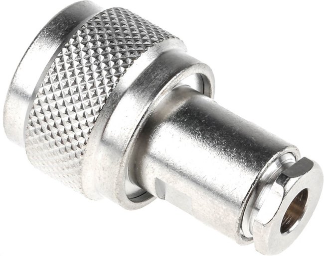 R161006000W, 50 Straight Cable Mount, N Connector, Plug R161006000W, 50 Straight Cable Mount, N Connector, Plug