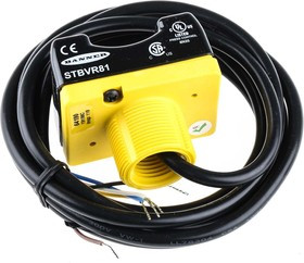 STBVR81, 1 Button Safety Two Hand Control Switch, Black, Yellow, STB Series