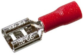 L-KLS8-01106-FDD1.25-250, клемма ножевая (мама) 6.3мм. 0.75-1.25мм.изолированная красная (аналог SG5 L-KLS8-01106-FDD1.25-250, клемма ножевая (мама) 6.3мм. 0.75-1.25мм.изолированная красная (аналог SG5