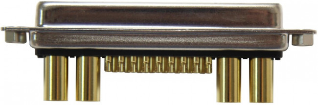 680M21WA4SL411, D-Sub Mixed Contact Connectors Power Combo D Solder Cup 21WA4/F/40A/SC