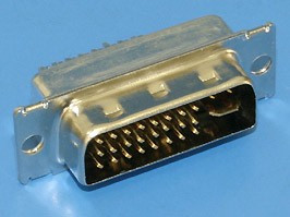 DVI-29M, Разъем DVI 29 контактов, вилка на кабель
