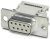 1688829, VS-09-BU-DSUB-FK 9 Way Panel Mount D-sub Connector Socket