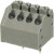 TBL002A-350-04GY-2GY, Fixed Terminal Blocks Terminal block, screwless, 3.50, 45, 4 poles, cool gray