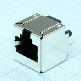 6116202-1, Модульный разъем, Cat5, RJ45, Гнездо, 8 контакт(-ов), 8 вывод(-ов), 1 порт(-ов)