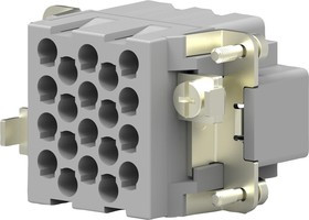 T2050202101-007, Разъем для тяжелых условий, HEEE, Insert, 20+PE Контактов, Штекер