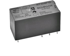 5-1393243-6, RT424F24 реле 2-Form-C,DPDT,2CO 24VDC/8A