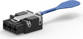2204534-1, Корпус разъема, ELCON, Штекер, 3 вывод(-ов), 5.7 мм, AMP 1355048 Socket Contact