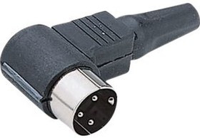 MP-018L, Male Plug 90°, 8 Poles, Plug