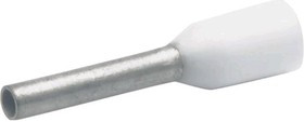 Insulated Wire end ferrule, 0.75 mm², 14 mm/8 mm long, DIN 46228/4, white, 170W