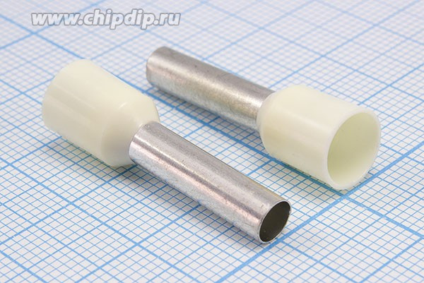 Наконечник кабельный 5,2x18, 5, S10,0, обжимной, белый, LT100018; №9440 клемма нак/каб 5,2x18\5\S10,0 \обж\бел\ LT100018