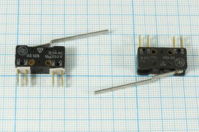 Микропереключатель, рычаг 39мм 220В/2.5А; №787 ПКонц 20x 6 x 7\220\ 2\OFF-(ON)ON- (OFF)\\L39\WLK14