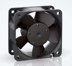 612N/2GML-096, 600 N Series Axial Fan, 12 V dc, DC Operation, 23m³/h, 900mW, IP20, 60 x 60 x 25mm 612N/2GML-096, 600 N Series Axial Fan, 12 V dc, DC Operation, 23m³/h, 900mW, IP20, 60 x 60 x 25mm