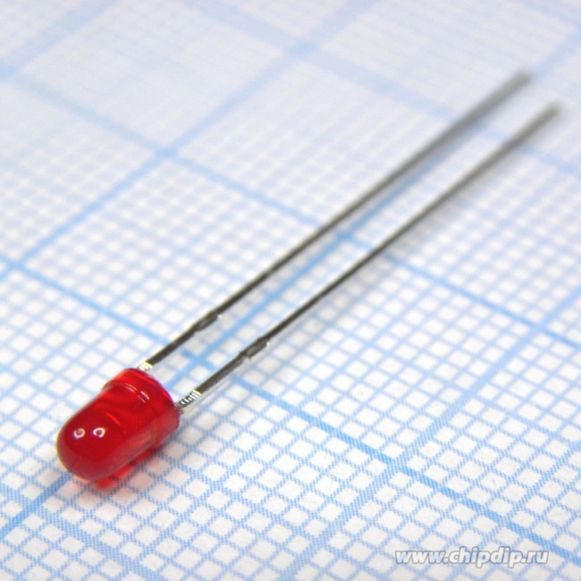 L-7104LID, Светодиод 3мм/красный/625нм/ 0.7-3мкд/40°/2мА L-7104LID, Светодиод 3мм/красный/625нм/ 0.7-3мкд/40°/2мА