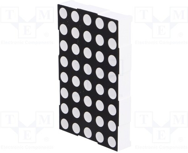 LMD23058BAG-101-01, Дисплей: LED, матрица, 5x8, зеленый, 7,3мкд, анод, 60,6x37,8мм LMD23058BAG-101-01, Дисплей: LED, матрица, 5x8, зеленый, 7,3мкд, анод, 60,6x37,8мм