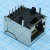 432028916, Соединитель RJ-45 розетка 8 контактов шаг 2.54мм угловой монтаж в отверстие 8 терминалов 1 порт лоток 432028916, Соединитель RJ-45 розетка 8 контактов шаг 2.54мм угловой монтаж в отверстие 8 терминалов 1 порт лоток