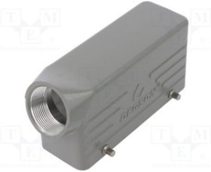 D24B-TEH-2G-PG21, Корпус: для разъемов HDC, размер D24B, на провод, на защелке