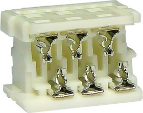 MP008690, CONNECTOR HOUSING, RCPT, 6POS, 1.27MM