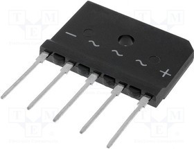 DBI20-08B-DIO, Диодный мост: трехфазный, Urmax: 800В, If: 20А, Ifsm: 200А, THT, туба