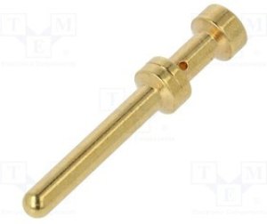 16A-GM-1.0, Контакт, "папа", позолота, 1мм2, 18AWG, обжим, россыпью, на провод 16A-GM-1.0, Контакт, "папа", позолота, 1мм2, 18AWG, обжим, россыпью, на провод