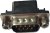 9 Way Right Angle Panel Mount D-sub Connector Plug, 2.77mm Pitch